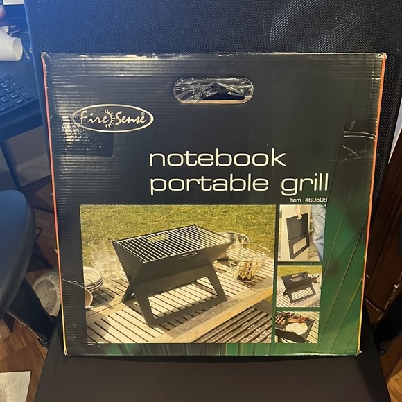 NWT Fire Sense Notebook Charcoal BBQ Grill - Picture 8 of 9